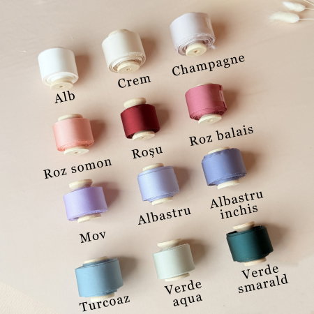 Panglica crem pentru invitatii de nunta [1]