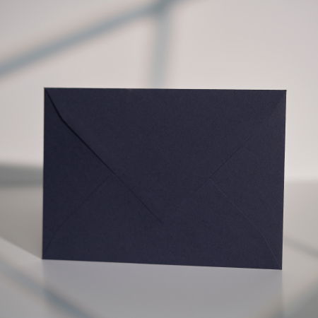 Plicuri B6 (12x17cm) - Plic B6 albastru navy 120g, plic bleumarin premium, plic albastru închis elegant