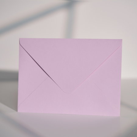 Plic B6 lila 120g, plic lila premium pentru invitații, plic B6 mov pastel elegant [0]