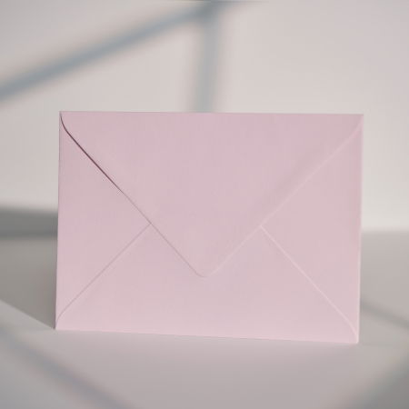 Plicuri B6 (12x17cm) - Plic B6 roz pal 120g, plic roz pastel premium, plic roz pal elegant