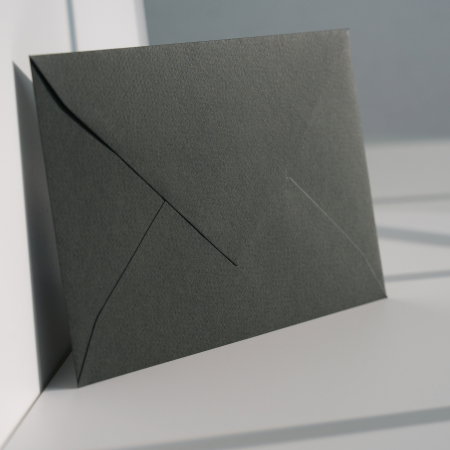 Plic B6 verde pădure texturat 140g, plic verde închis premium, plic verde elegant [1]