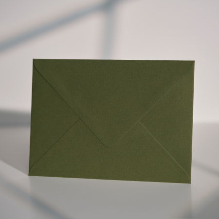 Plicuri B6 (12x17cm) - Plic B6 verde wasabi texturat 140g, plic verde premium, plic verde elegant