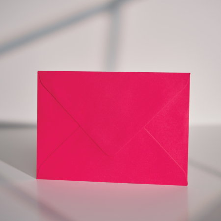 Plicuri C6 (11x16cm) - Plic C6 fucsia, plic roz intens pentru invitații, plic roz fucsia elegant