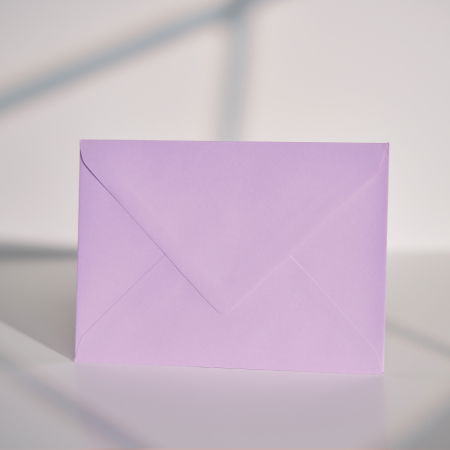 Plicuri C6 (11x16cm) - Plic C6 lila, plic mov pastel pentru invitații, plic violet deschis elegant