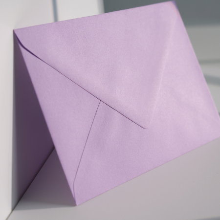 Plic C6 lila, plic mov pastel pentru invitații, plic violet deschis elegant [1]