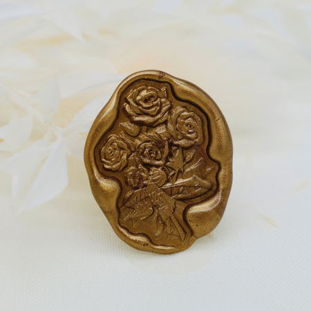 Sigilii de ceara handmade - Sigilii ceara pentru invitatii trandafiri