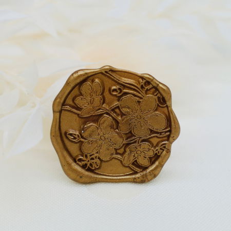 Sigilii de ceara handmade - Sigilii ceara pentru invitatii cu flori