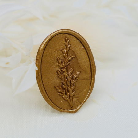 Sigilii de ceara handmade - Sigilii ceara invitatii frunze