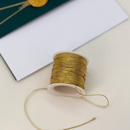 snur auriu pentru invitatii de nunta [1]