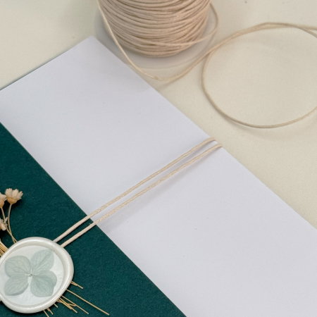 sfoara de bumbac cu aspect rustic pentru invitatii nunta [1]