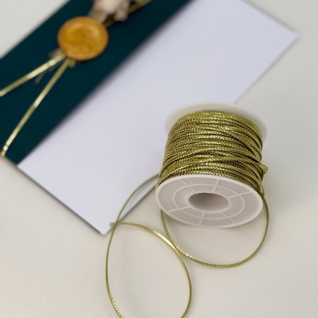 snur auriu pentru invitatii de nunta [1]