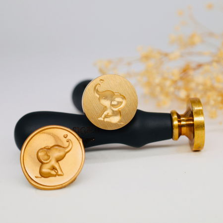 Stampile pentru sigilii - Stampila sigiliu elefantel