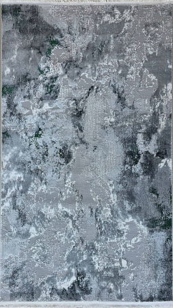 Covoare Moderne - Covor Modern Gri Verde Model Rainbow 0238A – Disponibil în mai multe dimensiuni