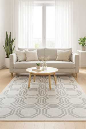 Covoare Moderne - Covor Pera, 160 x 230 Gri Deschis/Gri Inchis 0228A