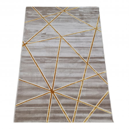 Covoare Moderne - Covor Pera, 200 x 290 Bej/Auriu 0402A