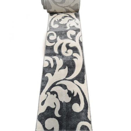 Traverse covoare - Traversa Carvino, 100 x 150 Gri Deschis/Alb-Crem 0890A