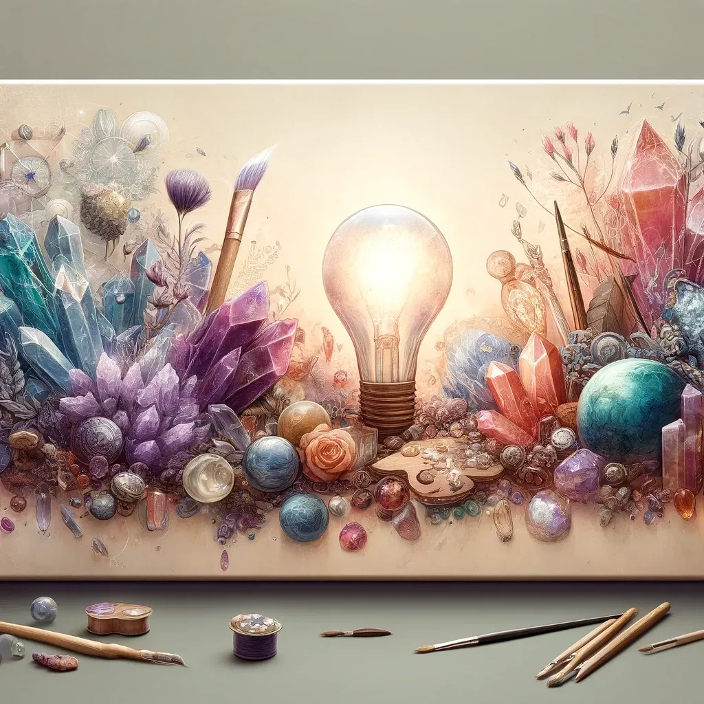 Află cum pot cristalele să inspire creativitatea