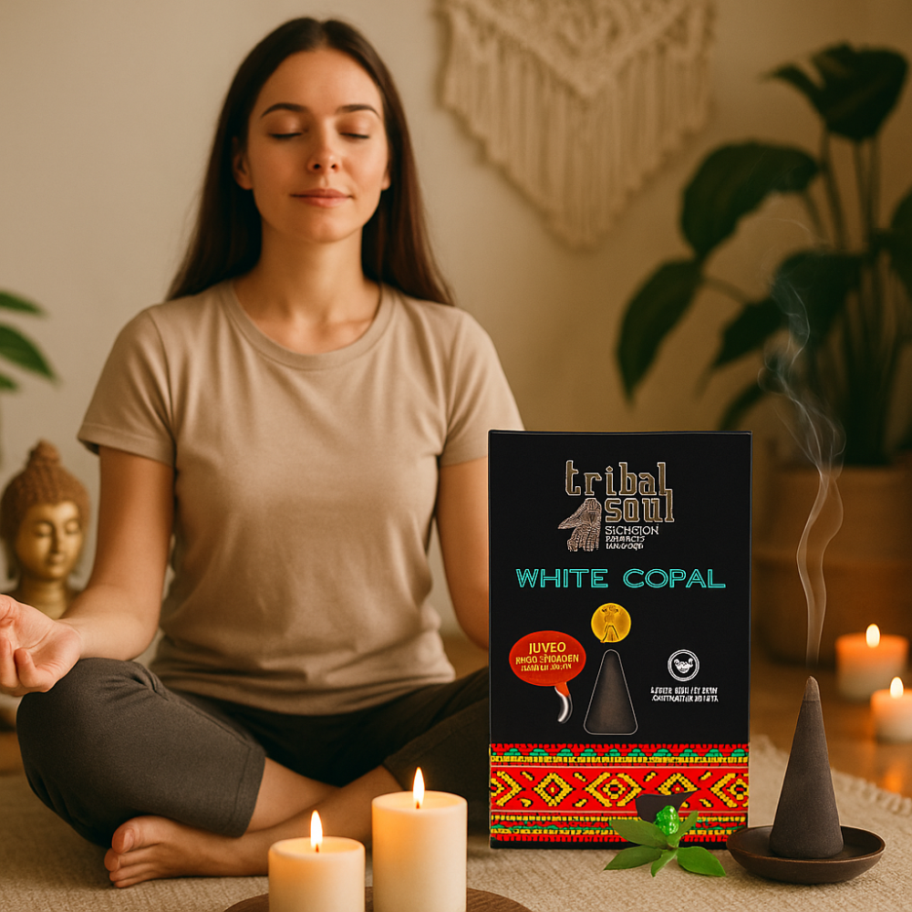 10 conuri Tribal Soul Backflow Incense – White Copal [2]