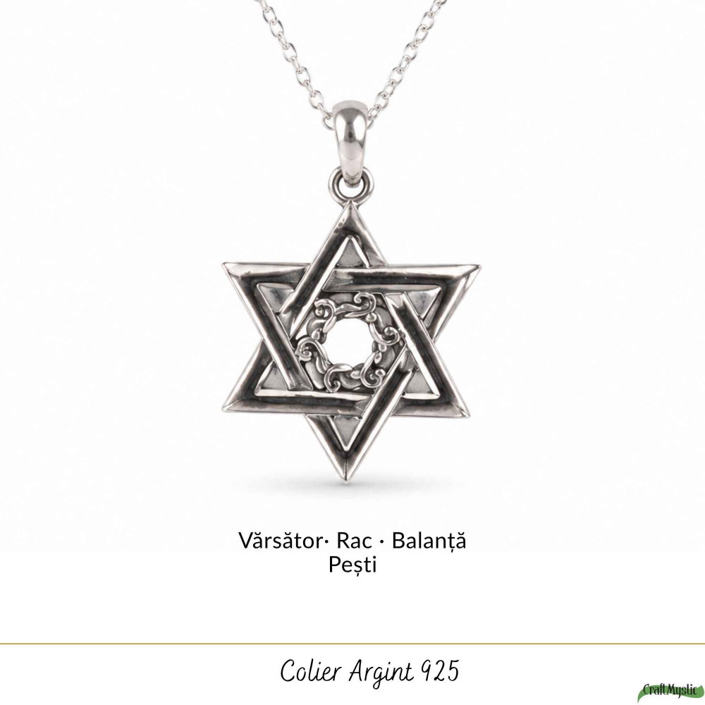 Colier Merkaba din Argint 925 – Protectie Spirituala si Echilibru Energetic [5]