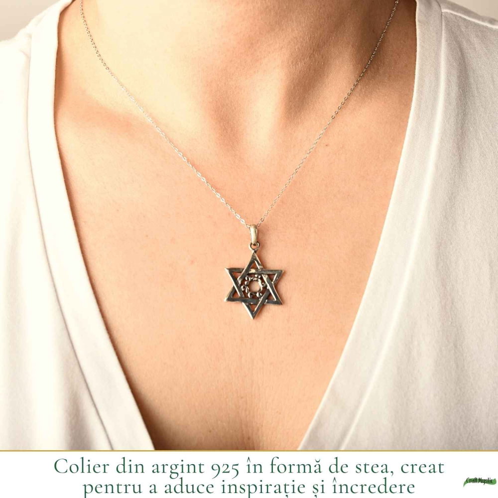 Colier Merkaba din Argint 925 – Protectie Spirituala si Echilibru Energetic [2]