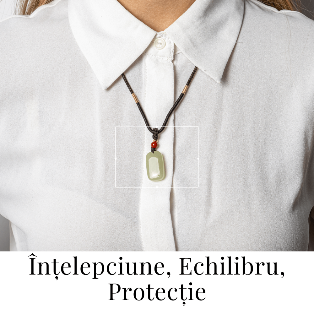 Armonie si Protectie – Colier din Jad Hetian (Nefrit) Natural [2]