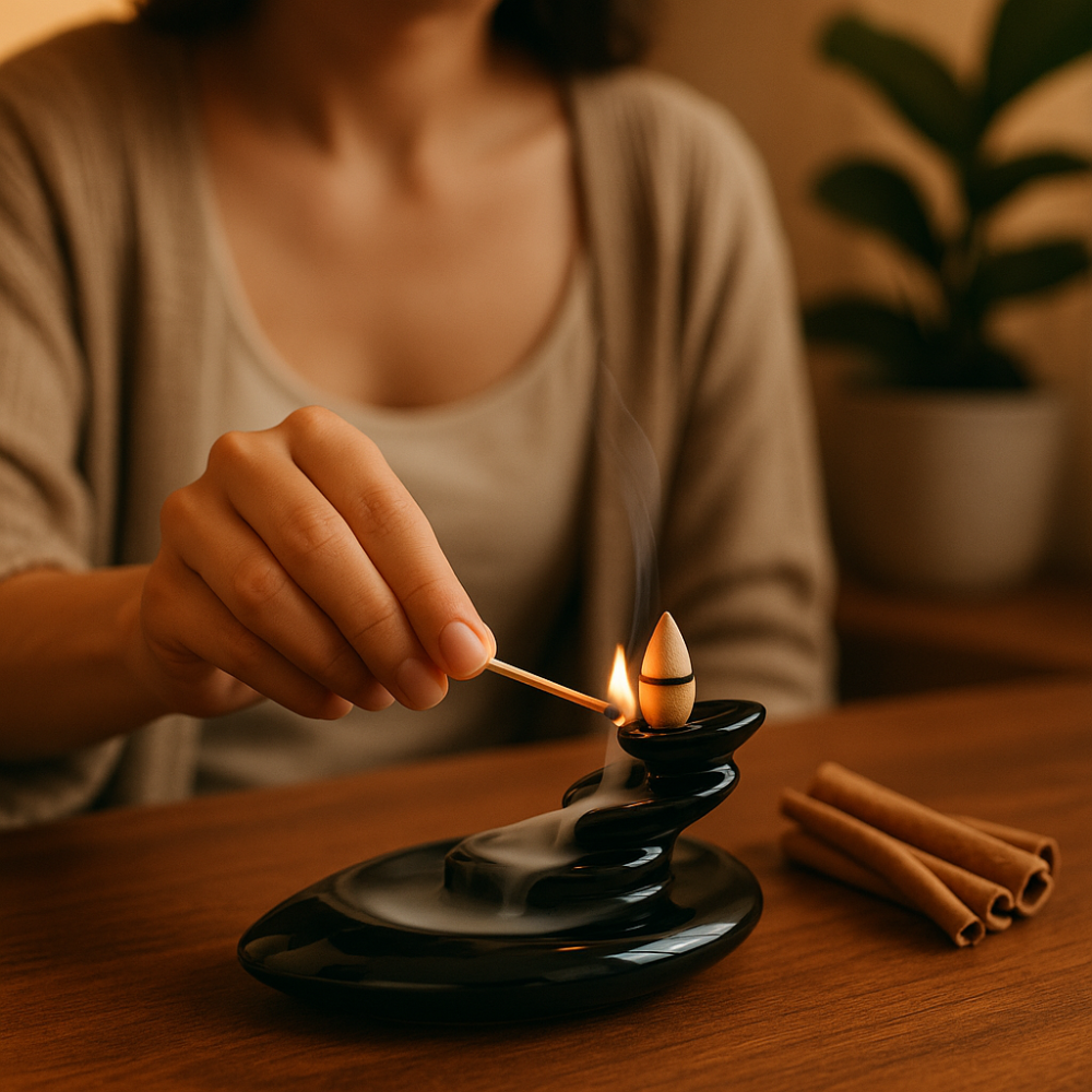 Suport pentru Conuri Backflow Small Pebbles – Efect de Cascada [2]