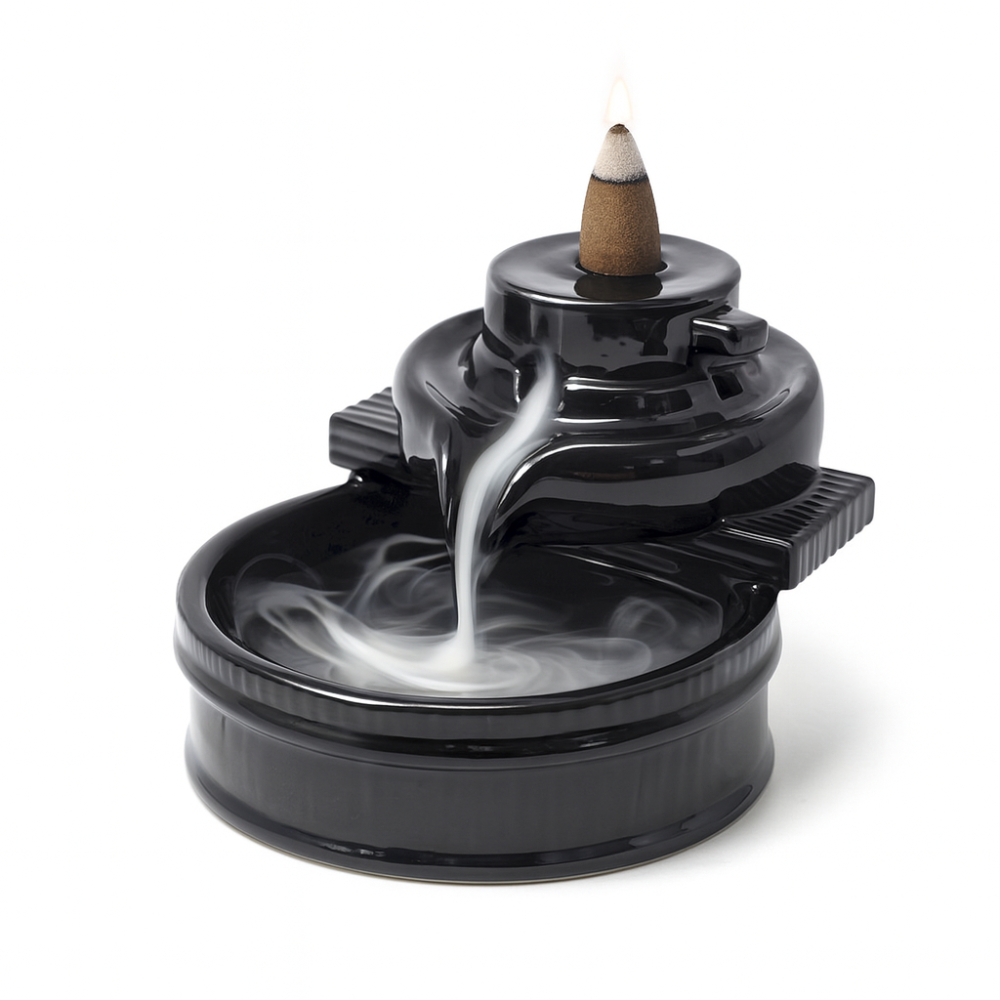 Suport pentru Conuri Backflow Zen Flow – Design Minimalist [1]