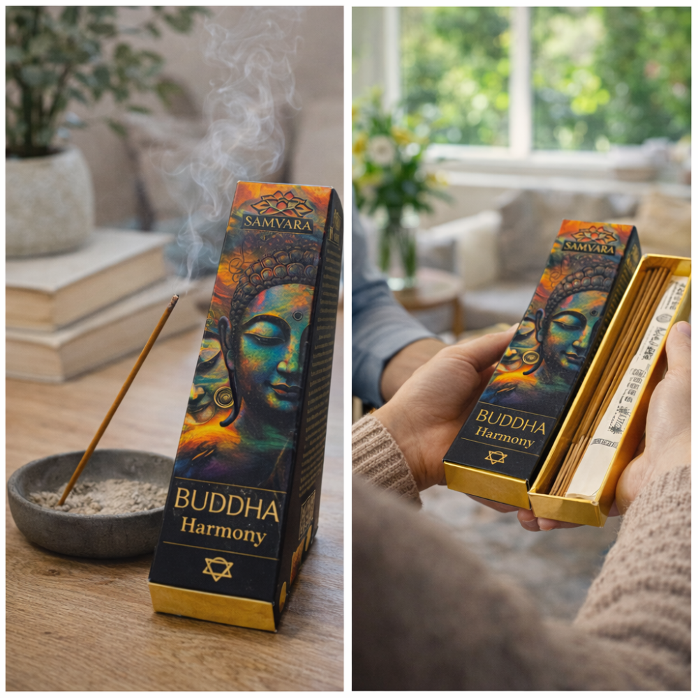 Banjara Buddha – Harmony – Betisoare parfumate naturale pentru echilibru si calm interior [3]
