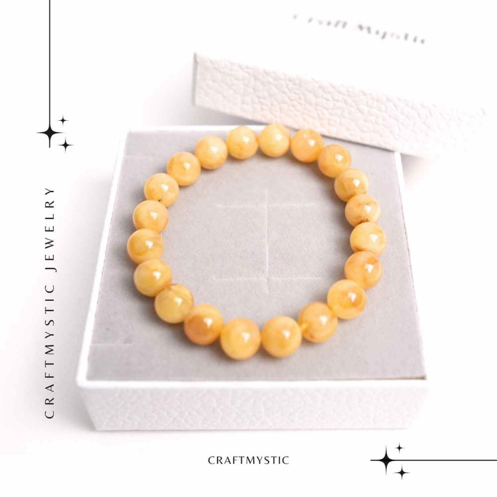 Bratara 10mm Chihlimbar Galben – Energie pozitiva si protectie naturala [5]