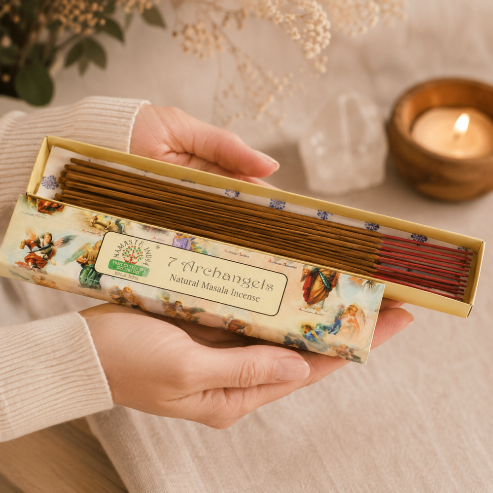 Betisoare Parfumate Naturale 7 Archangels Masala Incense – Protectie Angelica si Armonie Spirituala [2]