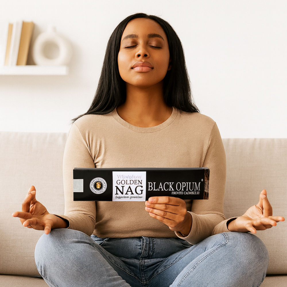 Betisoare Parfumate Golden Nag Black Opium – Aroma Misterului si Transformarii Interioare [3]