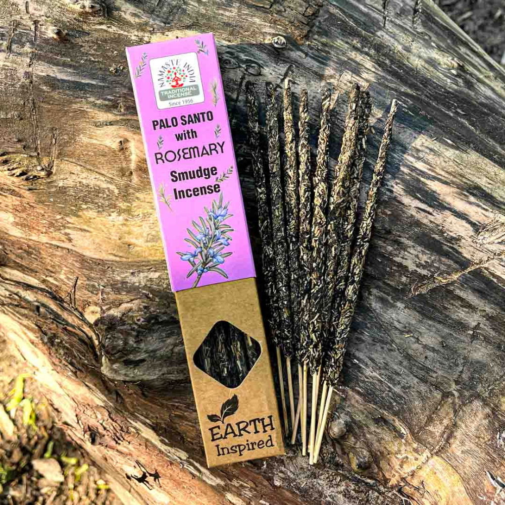 Betisoare parfumate Smudge Earth Inspired – Rozmarin si Palo Santo - Curatare energetica, aromaterapie [2]