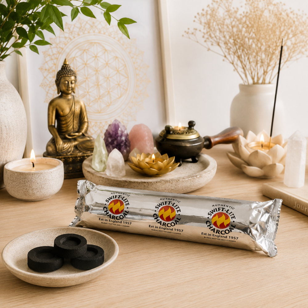 Carbuni Swift-Lite pentru Tamaie si Rasini Naturale – Ardere Rapida si Purificare Energetica [4]