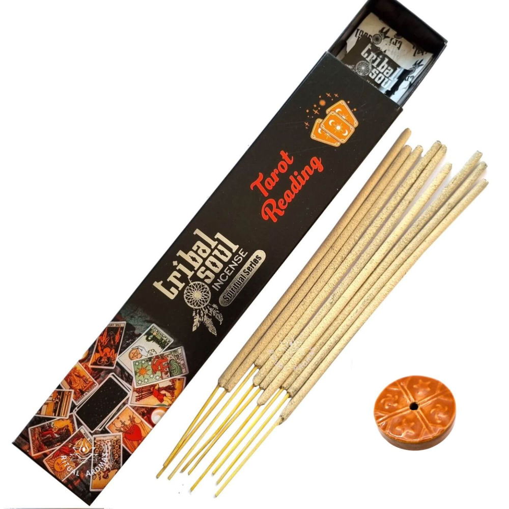 Betisoare parfumate Tarot Reading Tribal Soul – suport ceramic [1]