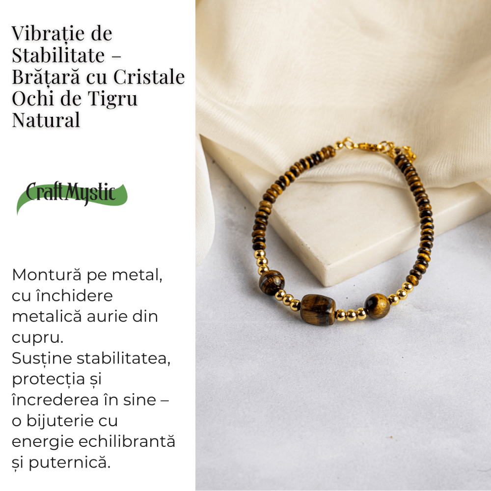 Vibratie de Stabilitate – Bratara cu Ochi de Tigru Natural [3]