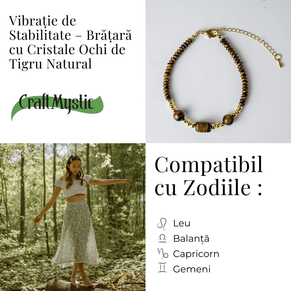 Vibratie de Stabilitate – Bratara cu Ochi de Tigru Natural [5]