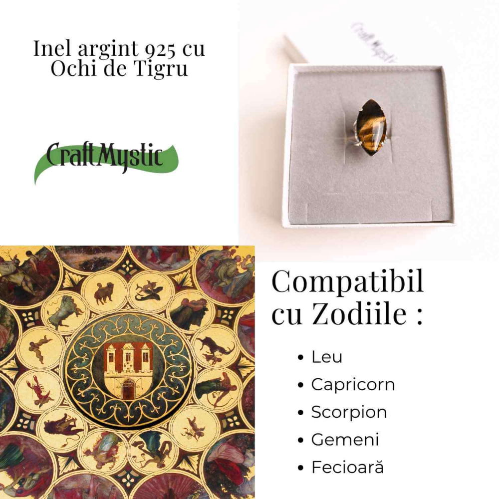 Inel Argint 925 cu Ochi de Tigru – Protectie si Claritate Mentala Zilnica [5]