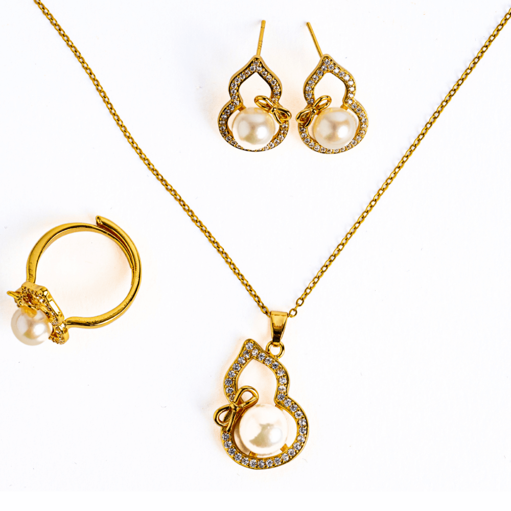 Set elegant cu perla naturala – Stralucire si feminitate intr-un singur gest [9]