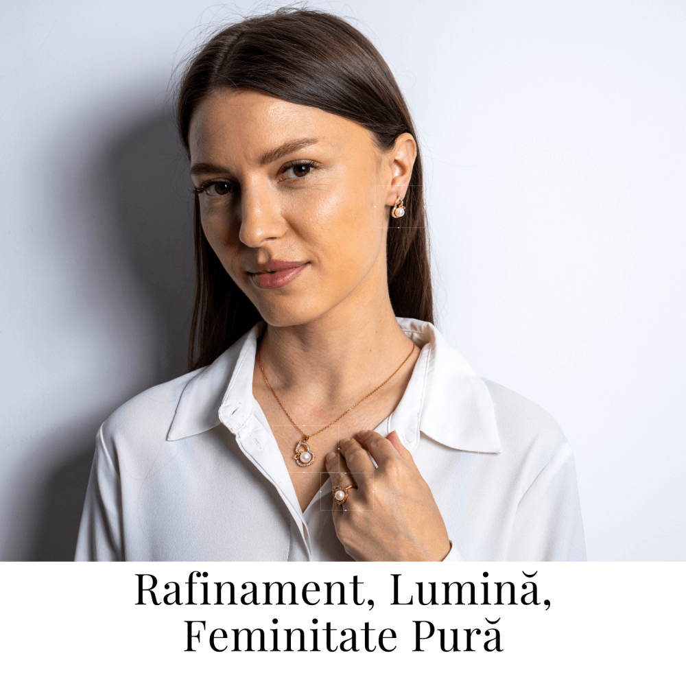 Set elegant cu perla naturala – Stralucire si feminitate intr-un singur gest [2]