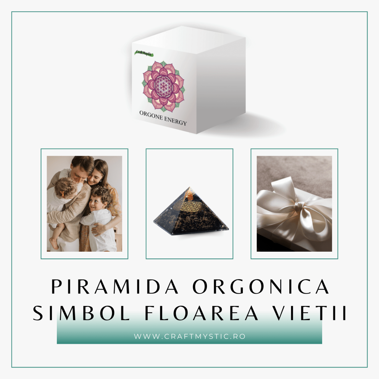 Piramidă Orgonica cu Turmalină Neagră - Protecție și Energie Pozitivă [9]