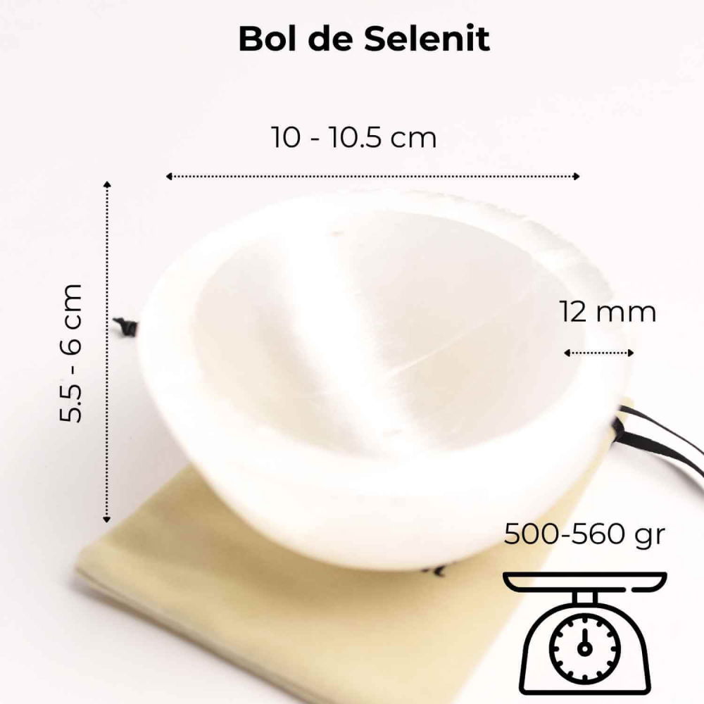 Bol de Selenit pentru Echilibru Energetic – Curatare, Calm si Armonie [3]