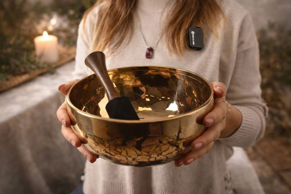 Bol Tibetan Extra Mare din Cupru Nobil – Instrument de Armonizare, Vindecare si Echilibru Energetic [2]