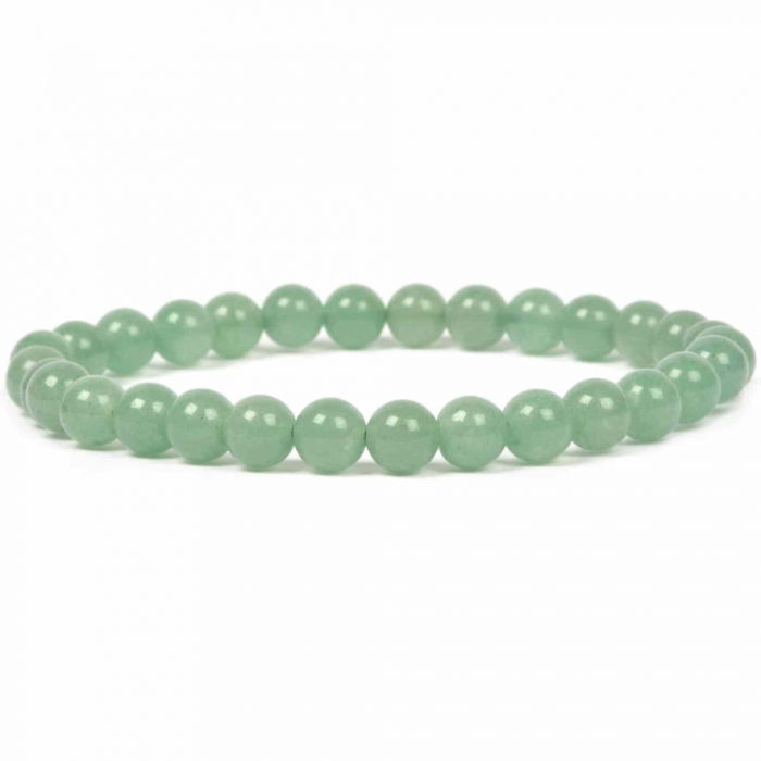Bratara Elastica cu Margele 6mm din Aventurin Verde Semipretios Natural [1]