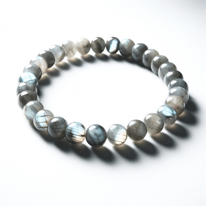 Bratara Elastica cu Margele Naturale de 6mm din Labradorit [6]