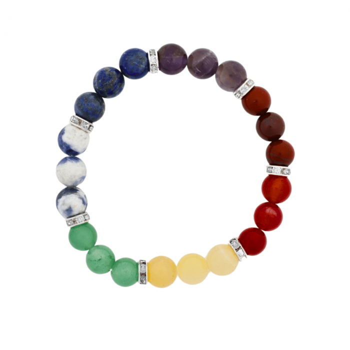 Bratara a 7 Chakre cu Margele de 12 mm din Pietre Semipretioase Naturale - Echilibru si Vindecare [9]