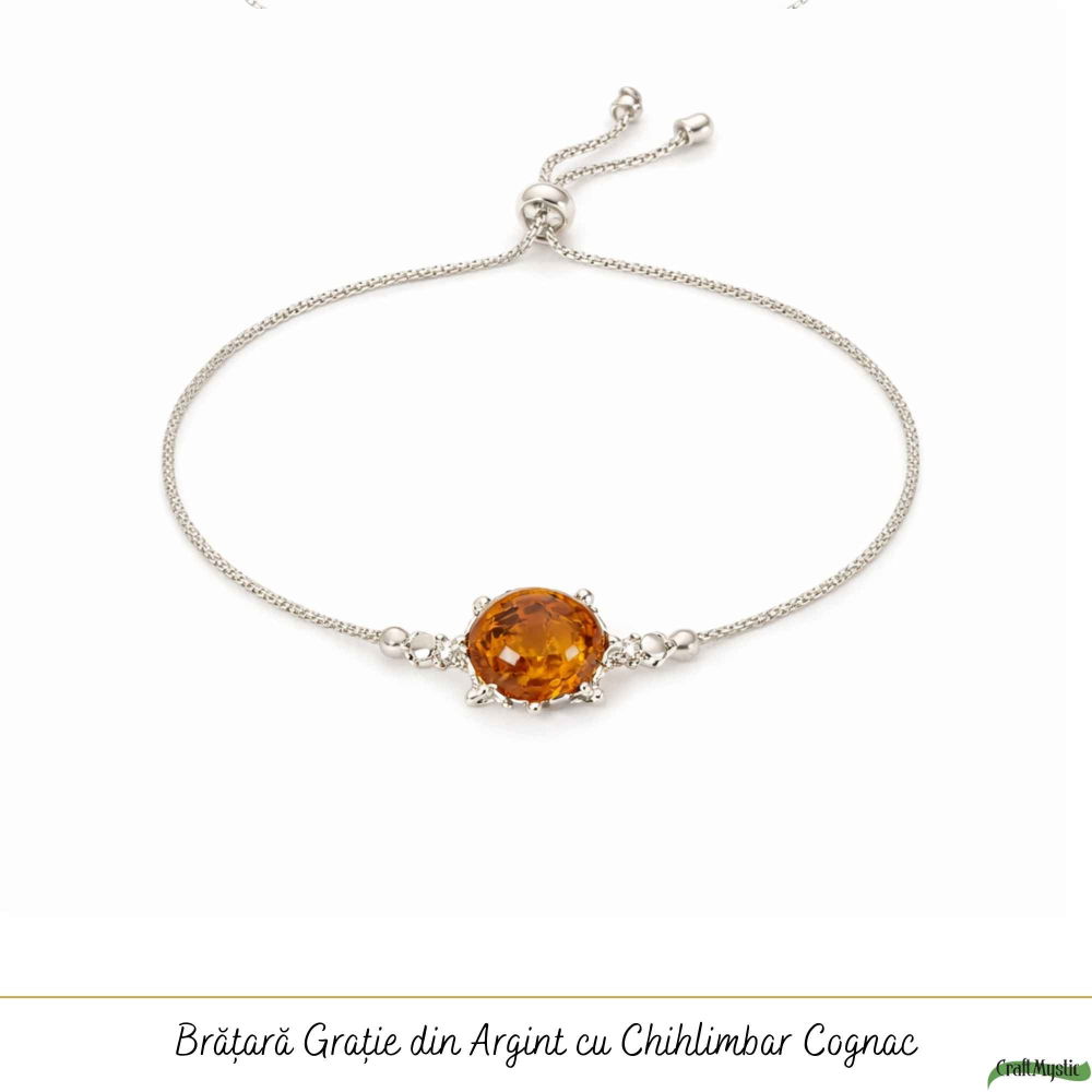 Bratara Argint 925 Testoasa cu Chihlimbar Natural – Protectie si Echilibru [5]