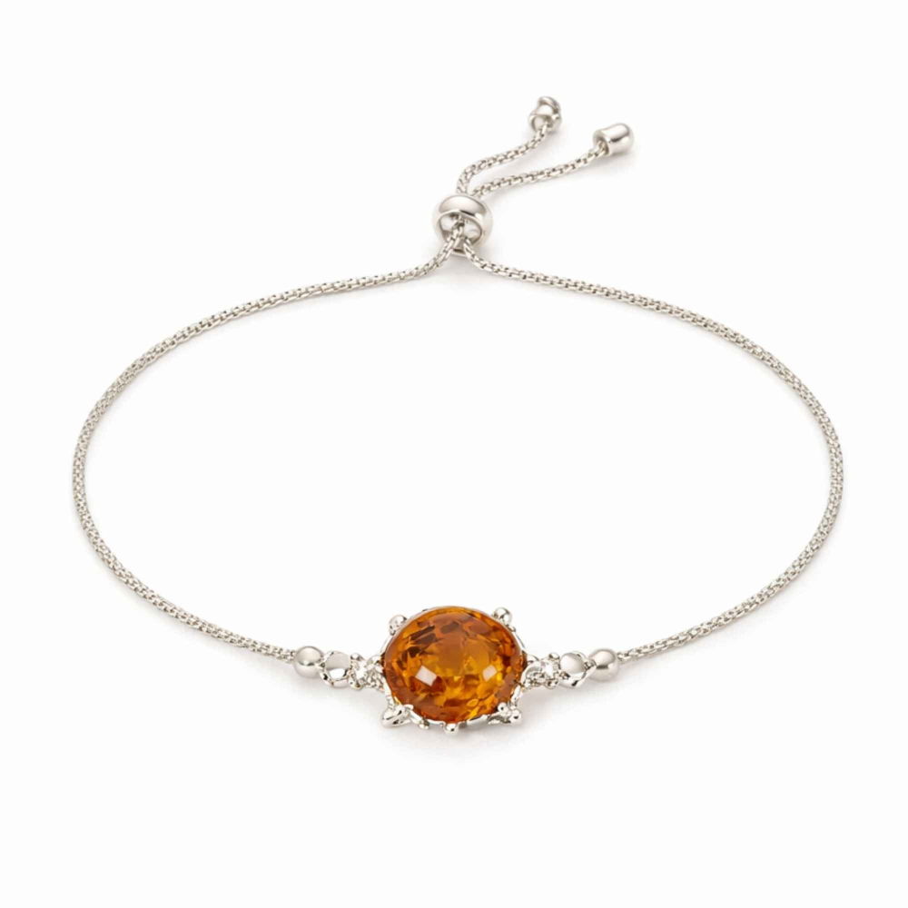 Bratara Argint 925 Testoasa cu Chihlimbar Natural – Protectie si Echilibru [1]