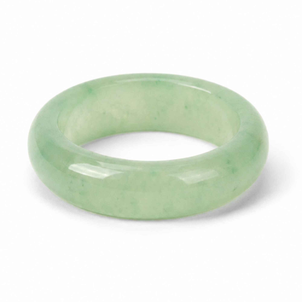 Inel cu Aventurin Verde Natural turnat – Noroc, Echilibru si Energie Pozitiva [1]