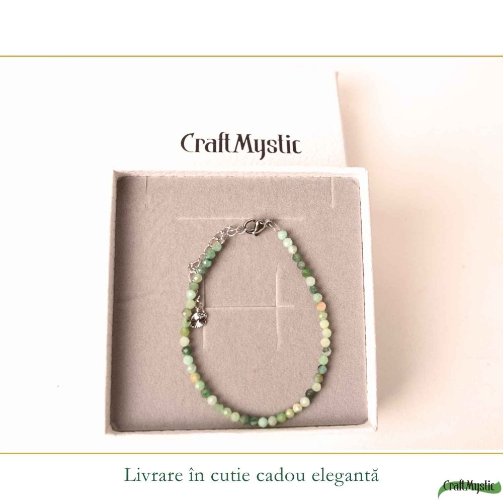 Bratara eleganta cu Fluorit Natural Fatetat 3 mm – Claritate Mentala si Echilibru Interior [6]