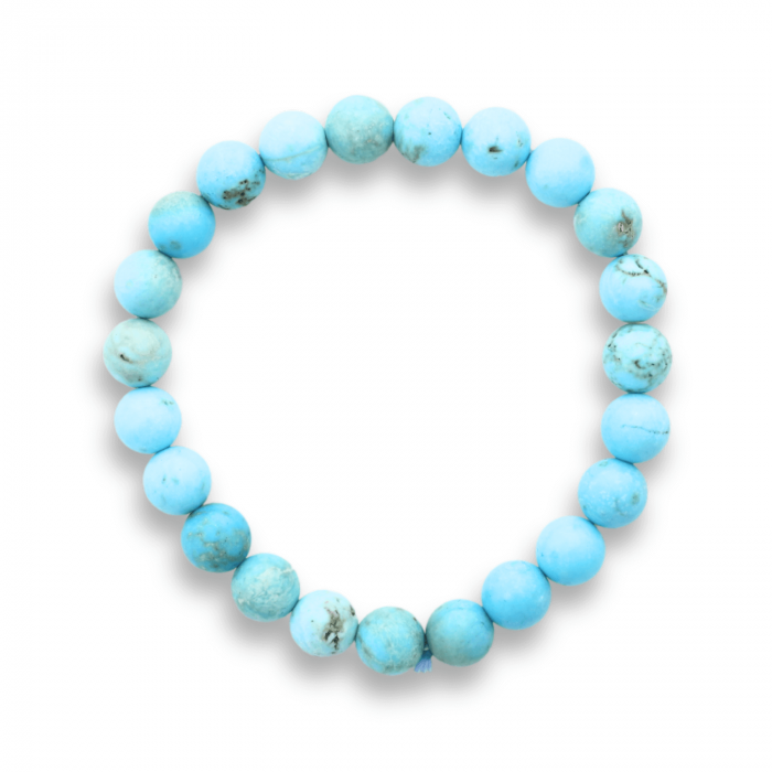 Bratara cu Margele 8mm din Turcoaz Magnesite Natural Tratat Termic [1]